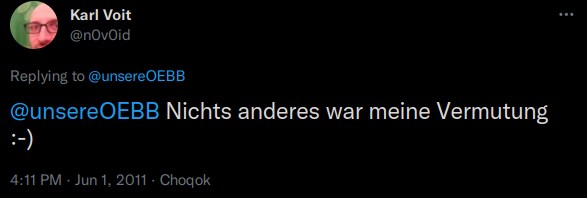 @unsereOEBB Nichts anderes war meine Vermutung
