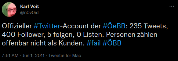 Offizieller #Twitter-Account der #ÖeBB